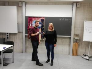 Katja hielt die beste Bewertungsrede