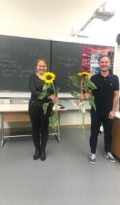 Chefin der Finanzen Katja und Chef der Mitglieder Nico