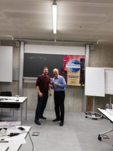 Christian Eggenberger hält die beste Rede