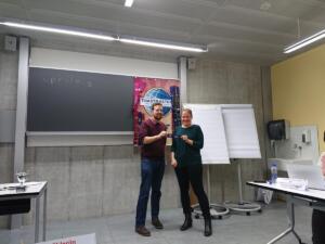 Gratulation an Katja mit erreichtem Pathways Level 1